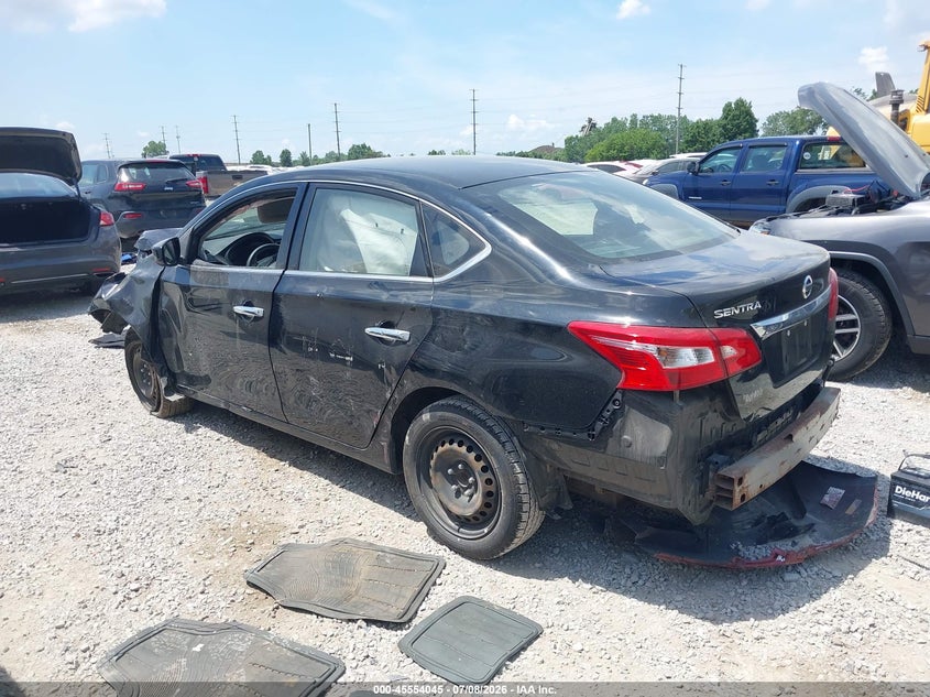 2017 NISSAN SENTRA auction photo 3