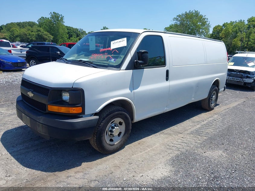 Vin: 1gczgucg6e1135231, lot: 46052360, chevrolet express 3500 work van 20142