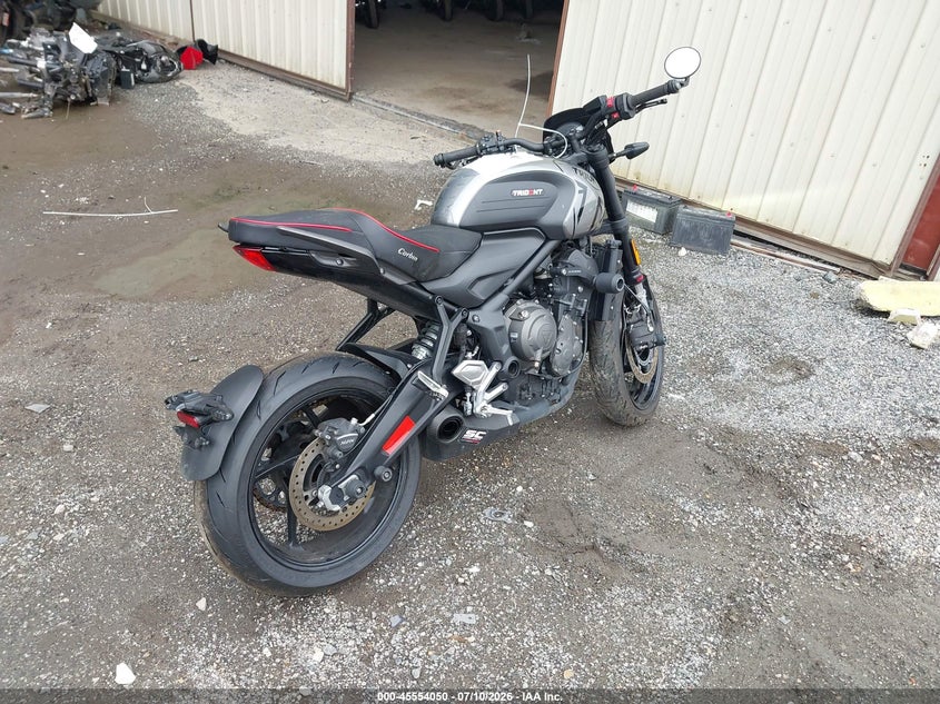 VIN: SMTL10UL6NTAF7484 2022 TRIUMPH MOTORCYCLE TRIDENT 660