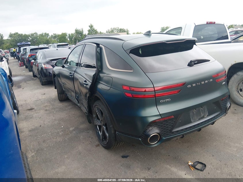 Vin: 5nmmadtb6rh006806, lot: 46052416, genesis gv70 2.5t awd 20243