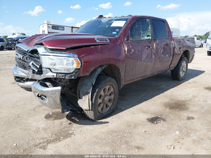 Vin: 3c6ur5dl2lg111293, lot: 46052441, ram 2500 lone star  4x4 6'4 box 20202