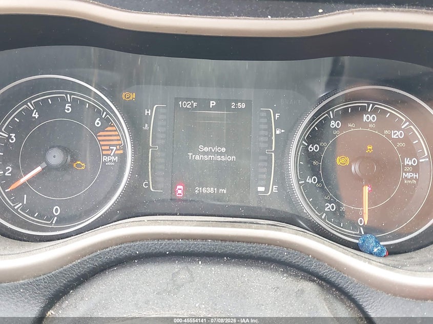 2016 JEEP CHEROKEE SPORT UTILITY VEHICLE 2.4L I-4 VVT, 184HP