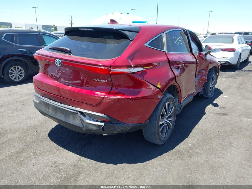Vin: jteaaaah6nj097973, lot: 46052464, toyota venza le 20224