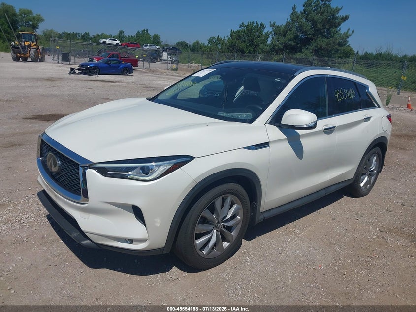 Vin: 3pcaj5m30kf132621, lot: 46052500, infiniti qx50 luxe 20192