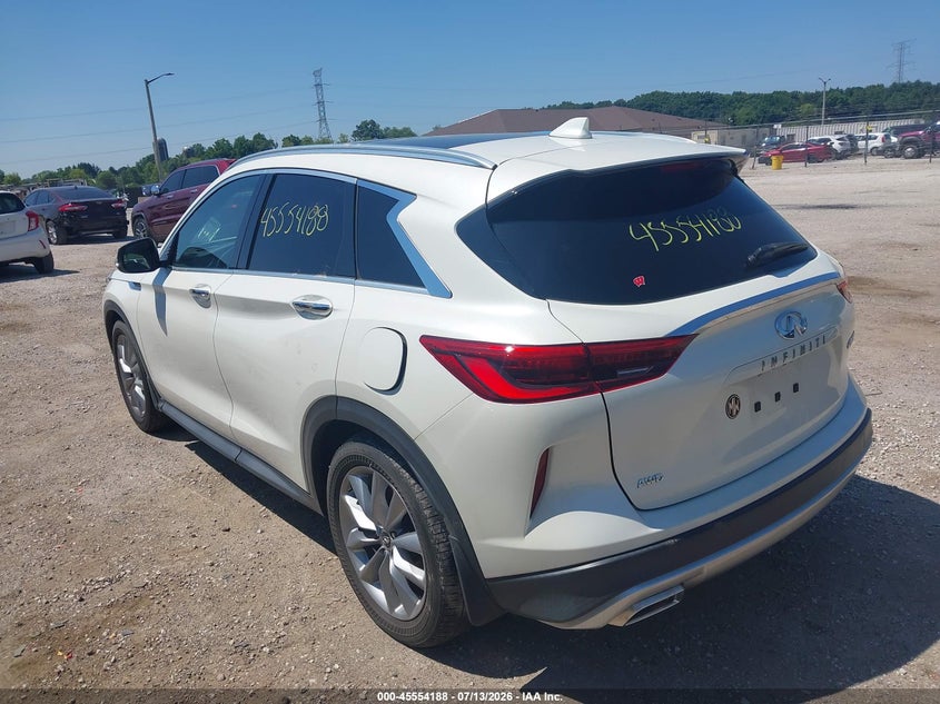 Vin: 3pcaj5m30kf132621, lot: 46052500, infiniti qx50 luxe 20193