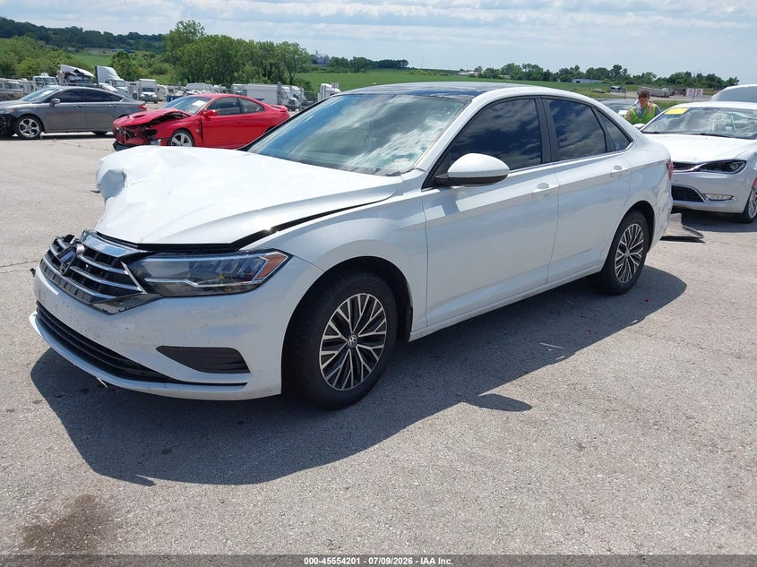 2019 Volkswagen Jetta 1.4T R-Line/1.4T S/1.4T Se, Front End, IAAI, VIN 3VWC57BU5KM171542 — photo 2