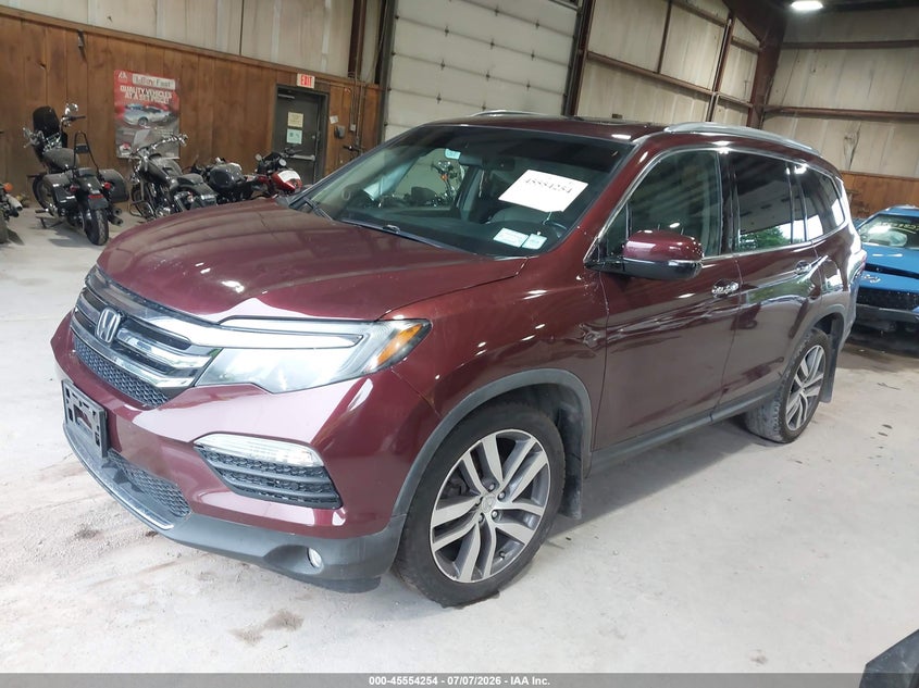 Vin: 5fnyf6h91gb119355, lot: 46052565, honda pilot touring 20162