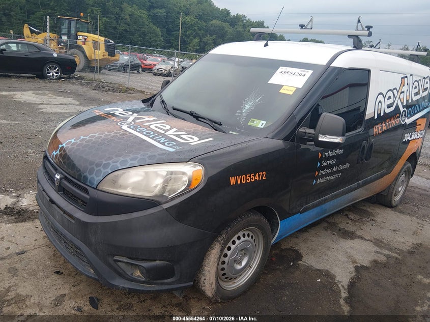 Vin: zfberfat1g6b36853, lot: 46052575, ram promaster city tradesman 20162