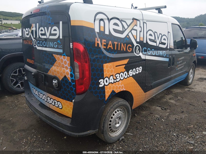 Vin: zfberfat1g6b36853, lot: 46052575, ram promaster city tradesman 20164