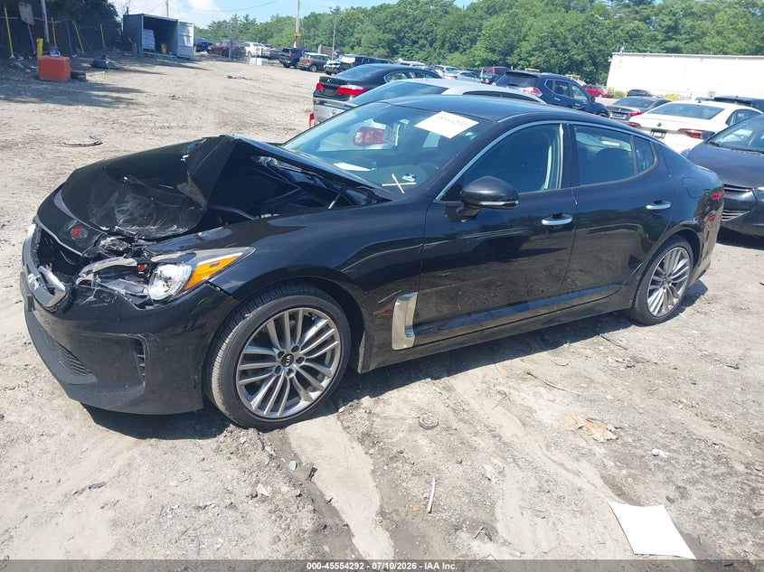 Vin: knae15la0j6016666, lot: 46052603, kia stinger 20182