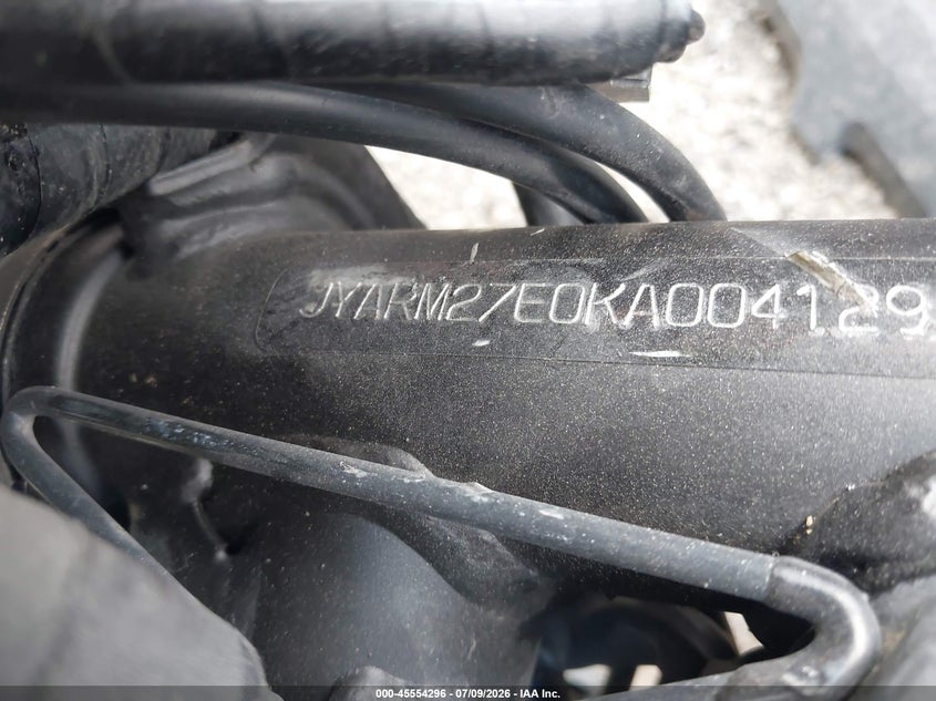 2019 Yamaha Mt07 VIN: JYARM27E0KA004129 Lot: 45554296