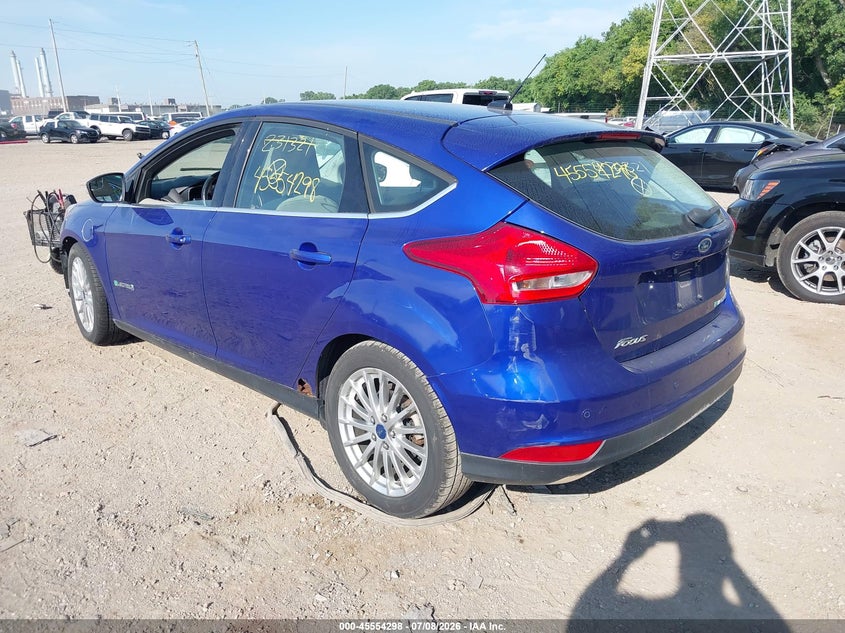 Vin: 1fadp3r49fl231321, lot: 46052609, ford focus electric 20153