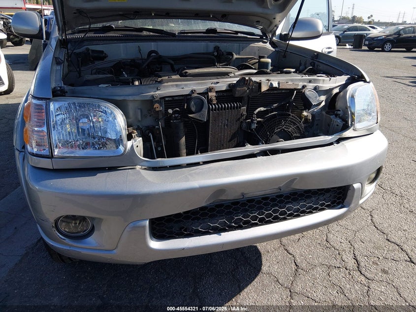 2002 Toyota Sequoia Limited V8 VIN: 5TDZT38A22S081161 Lot: 45554321