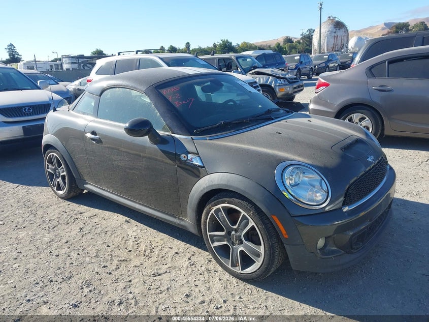 2013 MINI COUPE COUPE 1.6L I-4 DI, DOHC, VVT, TURBO, 181HP