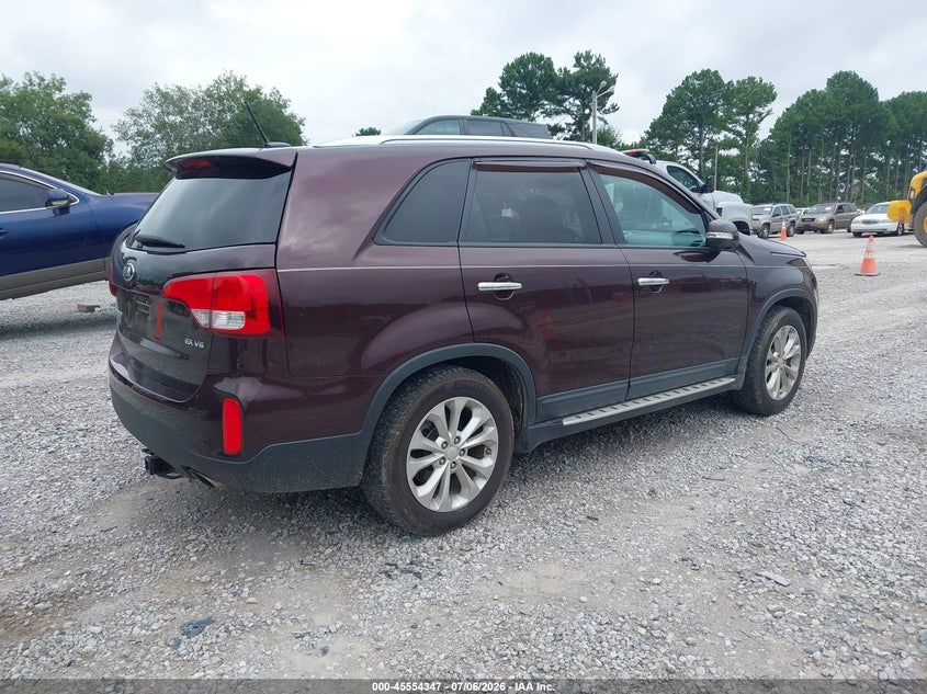 Vin: 5xyku4a77fg637986, lot: 46052658, kia sorento ex v6 20154
