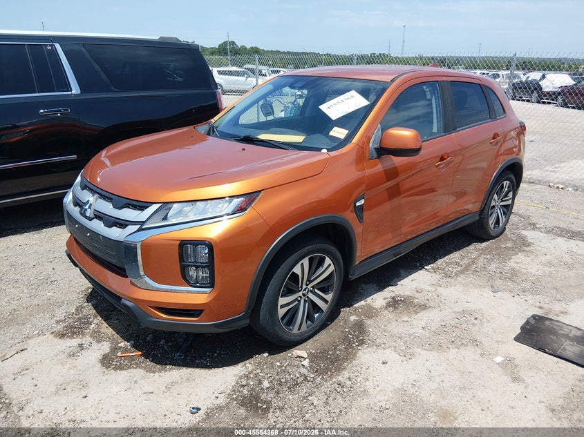 2021 Mitsubishi Outlander Sport 2.0 Es 2Wd, Град, IAAI, VIN JA4APUAU2MU001247 — фото 2