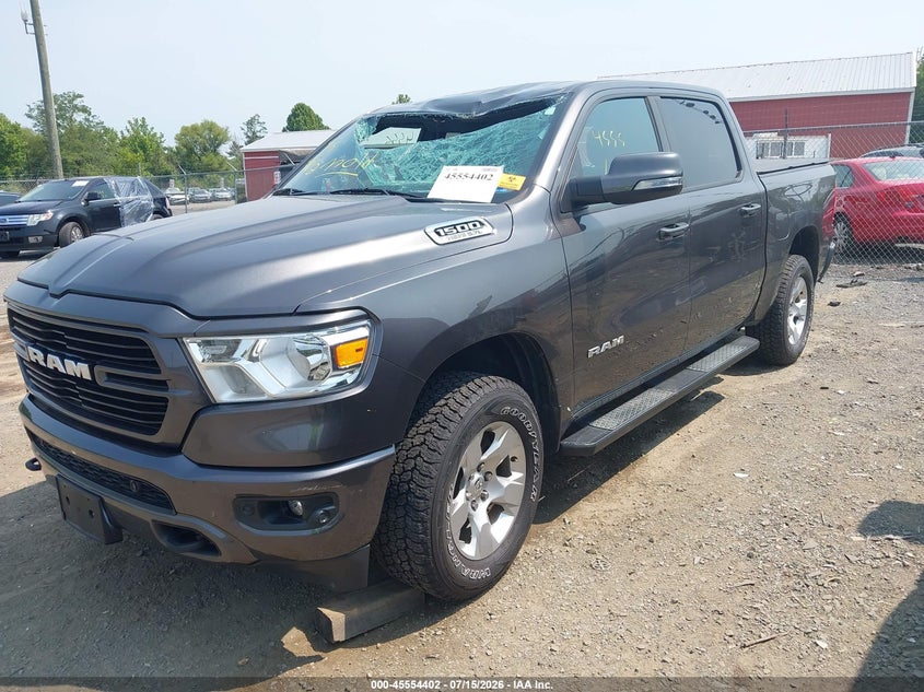 Vin: 1c6srfft2ln292574, lot: 46052713, ram 1500 big horn  4x4 5'7 box 20202
