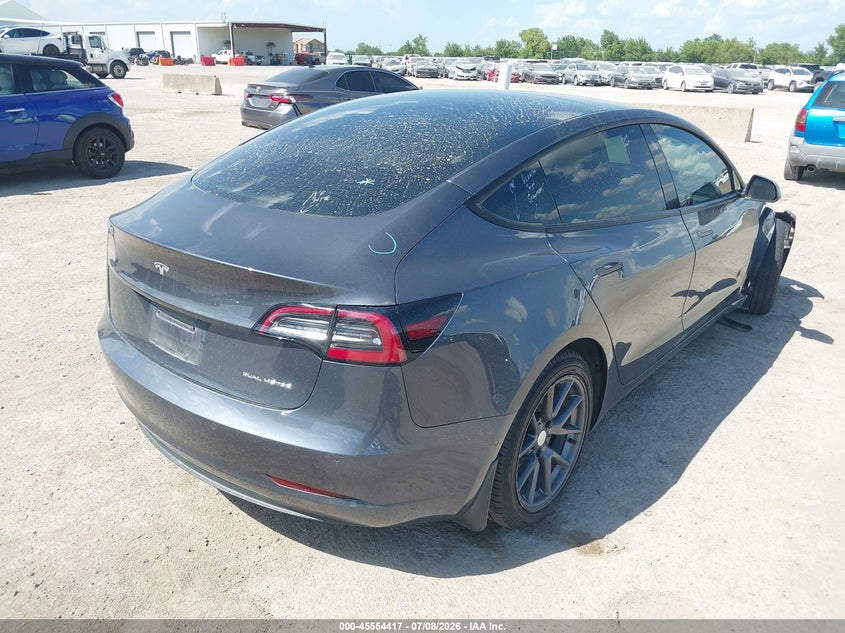 Vin: 5yj3e1eb9nf156013, lot: 46052728, tesla model 3 long range dual motor all-wheel drive 20224