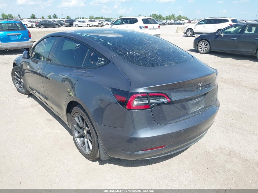 2022 TESLA MODEL 3 auction photo 3