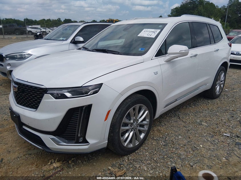 Vin: 1gykpdrs9pz153671, lot: 46052776, cadillac xt6 awd premium luxury 20232