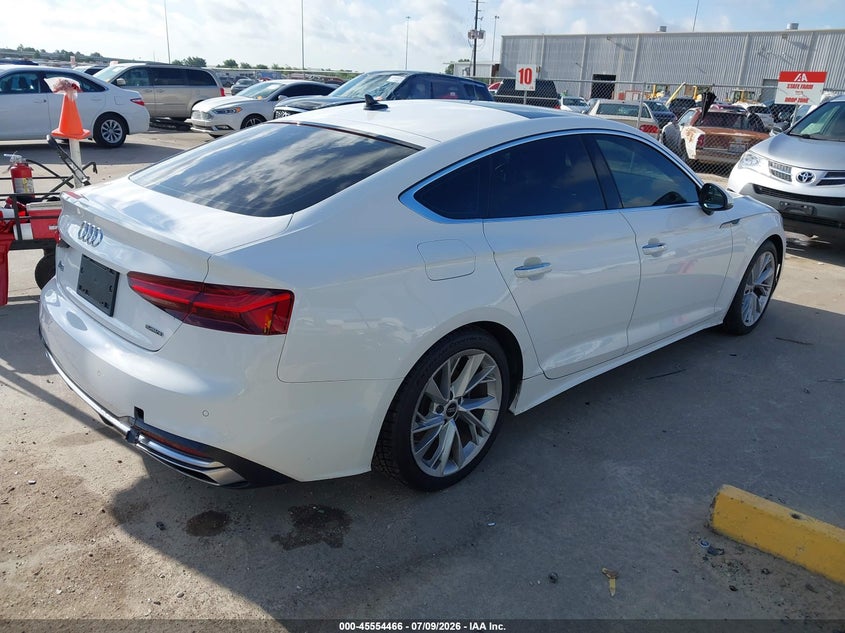 Vin: wauabcf56pa052267, lot: 46052777, audi a5 sportback premium 40 tfsi quattro s tronic 20234