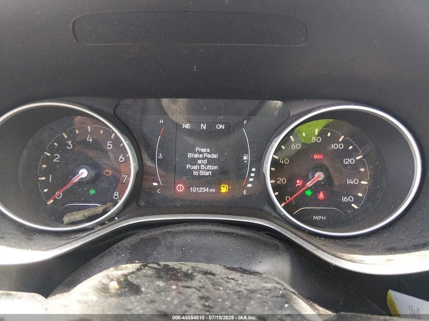 2019 Jeep Compass Latitude Fwd VIN: 3C4NJCBBXKT649233 Lot: 45554510