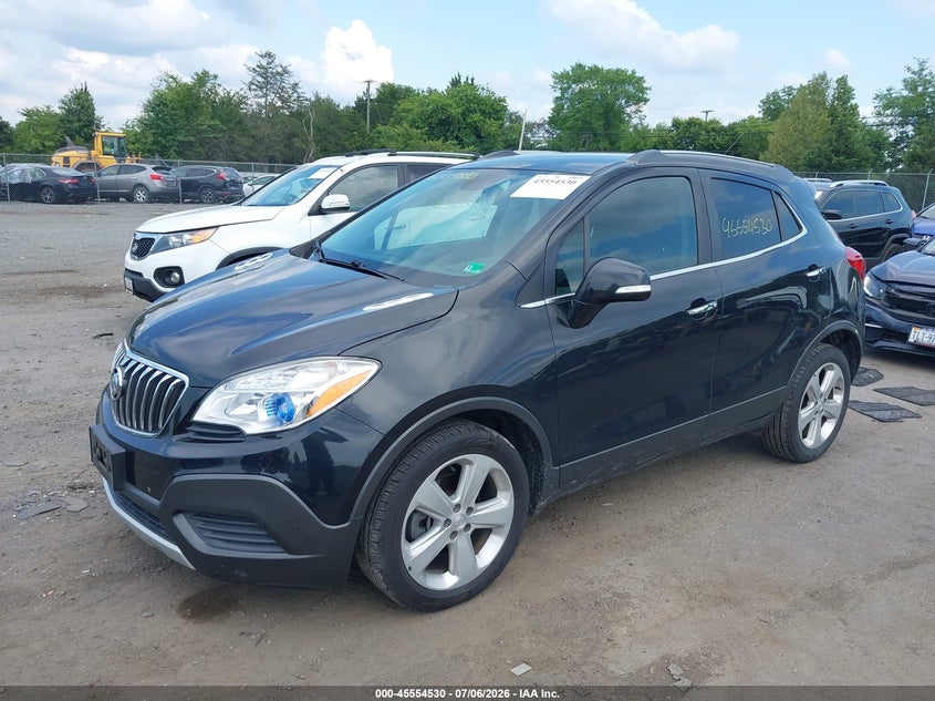 Vin: kl4cjasb4gb709215, lot: 46052841, buick encore 20162