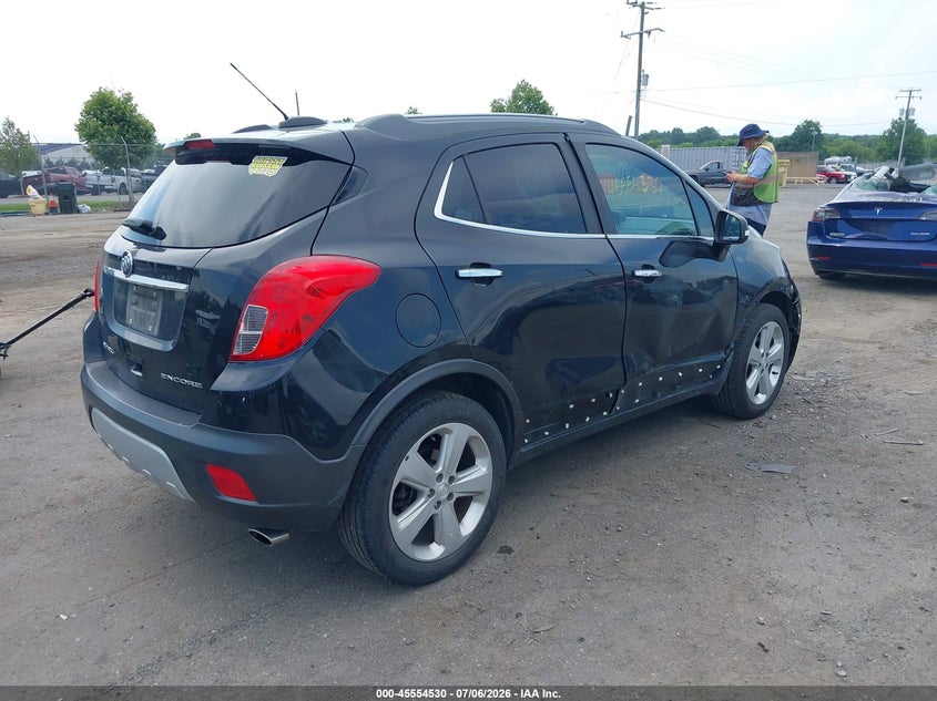 Vin: kl4cjasb4gb709215, lot: 46052841, buick encore 20164