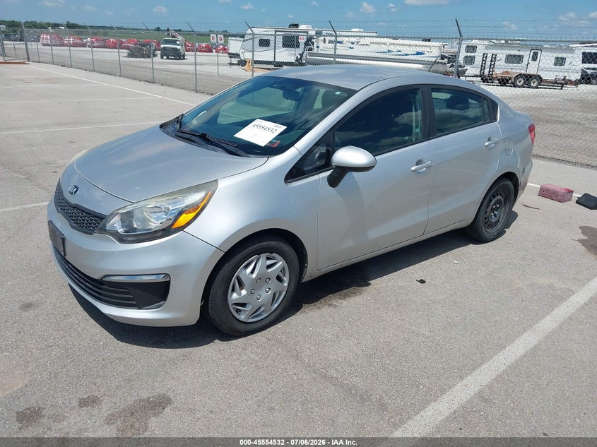 Vin: knadm4a39g6669510, lot: 46052843, kia rio lx 20162