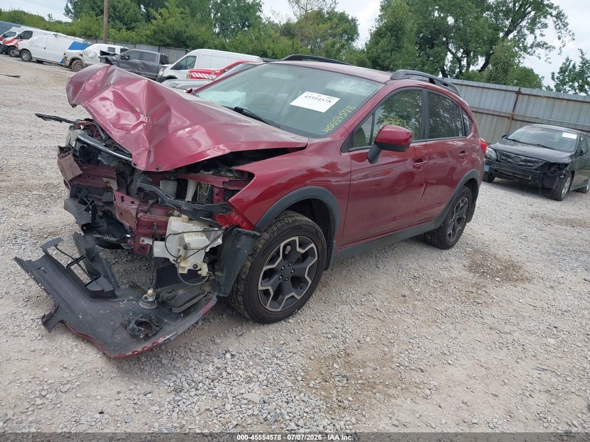 Vin: jf2gpagc4e8232417, lot: 46052889, subaru xv crosstrek 2.0i limited 20142