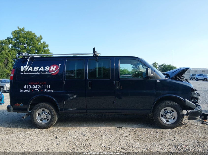 2021 Chevrolet Express Cargo Rwd 2500 Regular Wheelbase Wt VIN: 1GCWGAF75M1176848 Lot: 45554598