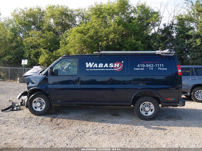 2021 Chevrolet Express Cargo Rwd 2500 Regular Wheelbase Wt VIN: 1GCWGAF75M1176848 Lot: 45554598