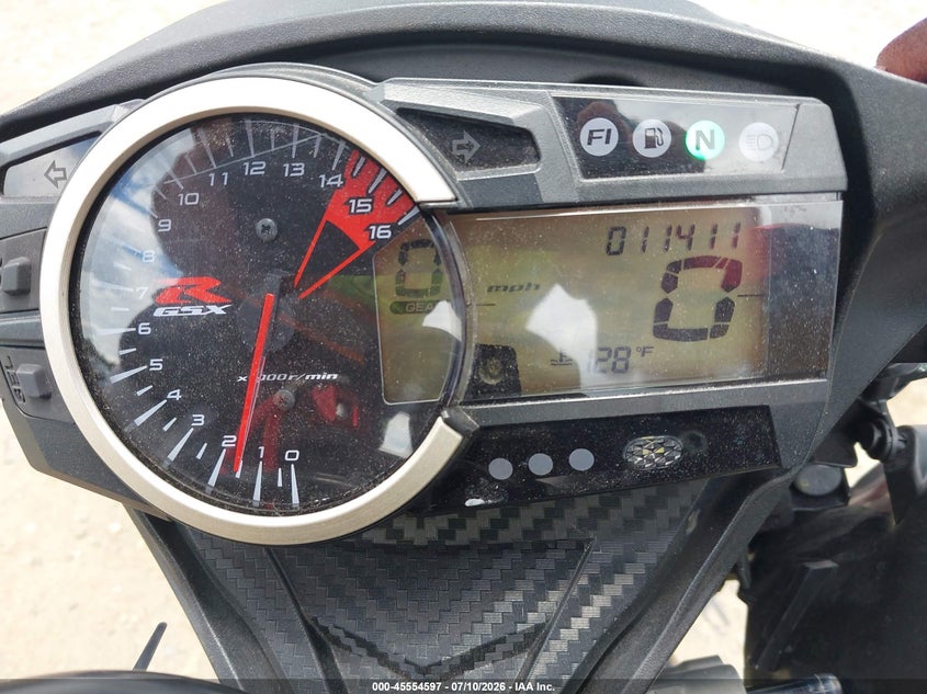 2015 Suzuki Gsx-R750 VIN: JS1GR7MAXF2101571 Lot: 45554597
