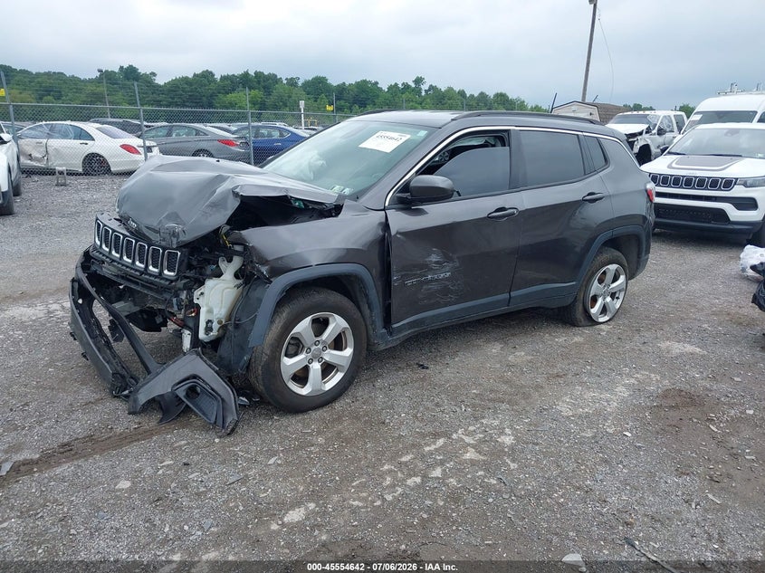 2018 Jeep Compass, Удар спереди, IAAI, VIN 3C4NJDBB5JT265011 — фото 2