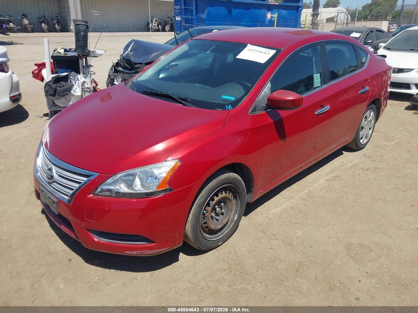 2013 Nissan Sentra Sv 3N1AB7AP3DL776637 photo 1