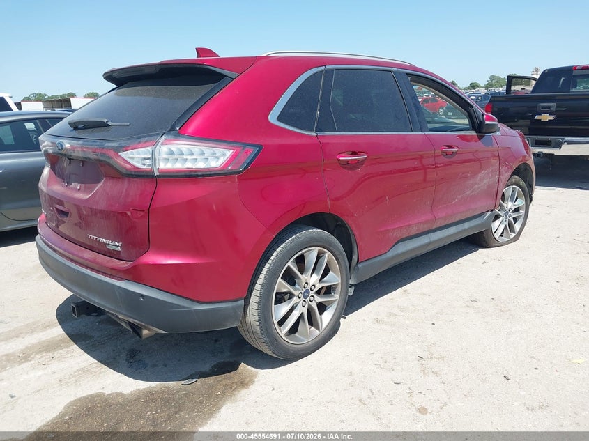 Vin: 2fmpk3k93gbb51361, lot: 46053002, ford edge titanium 20164