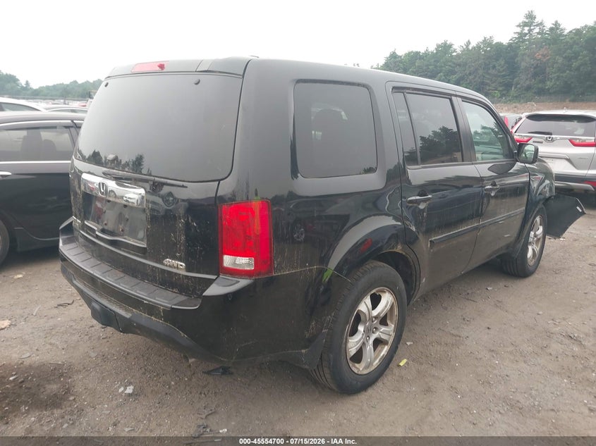 Vin: 5fnyf4h72cb017270, lot: 46053012, honda pilot ex-l 20124