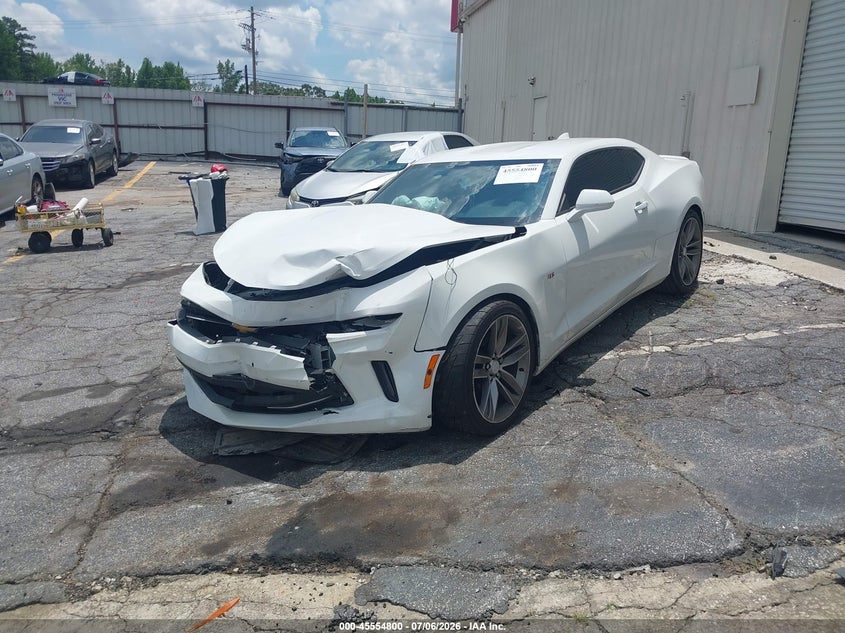 2018 Chevrolet Camaro, Удар спереду, IAAI, VIN 1G1FB1RS2JD191168 — фото 2