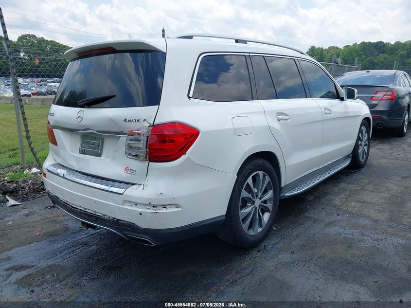 MERCEDES-BENZ GL 450 2015 VIN 4JGDF6EE6FA444389