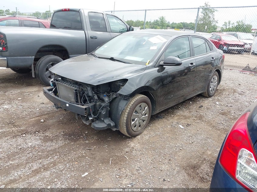 2019 Kia Rio, Удар спереду, IAAI, VIN 3KPA24AB6KE252092 — фото 2
