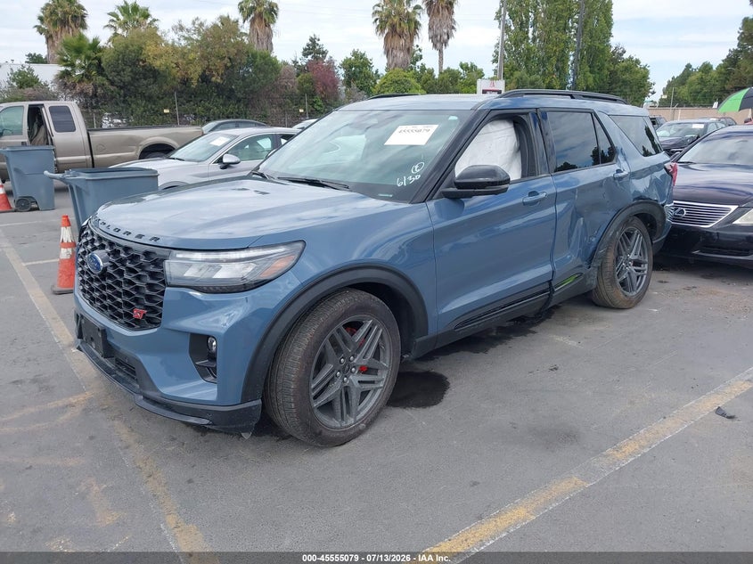 Vin: 1fmwk8gcxsgc56817, lot: 46053390, ford explorer st 20252