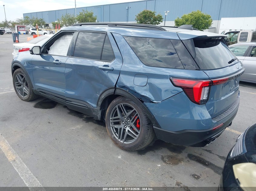 Vin: 1fmwk8gcxsgc56817, lot: 46053390, ford explorer st 20253