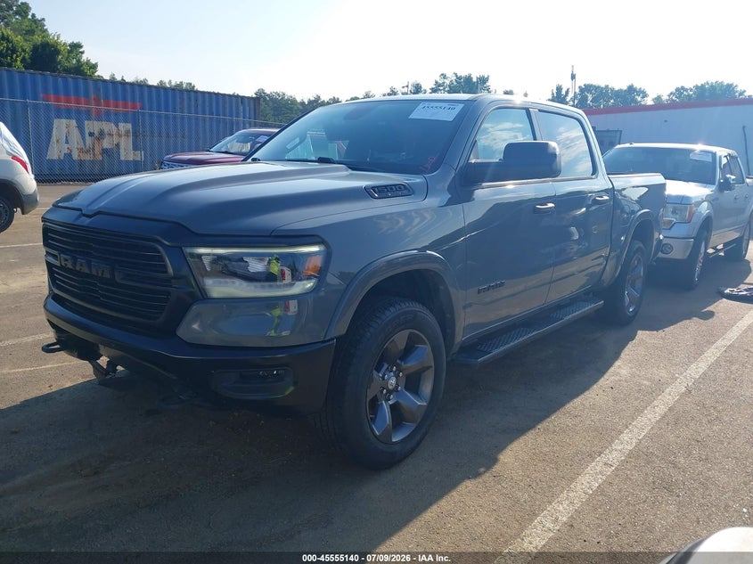 Vin: 1c6srfft6ln408584, lot: 46053451, ram 1500 big horn  4x4 5'7 box 20202