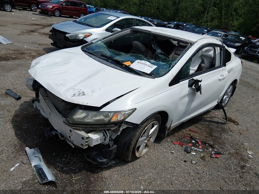 2013 Honda Civic, Перед і зад, IAAI, VIN 2HGFG3B53DH521006 — фото 2