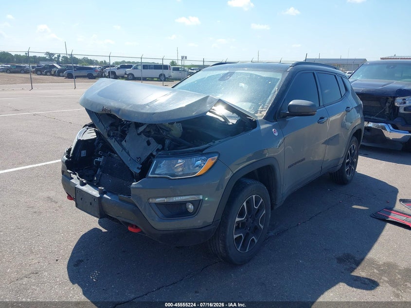 Vin: 3c4njddb3lt159866, lot: 46053535, jeep compass trailhawk 4x4 20202
