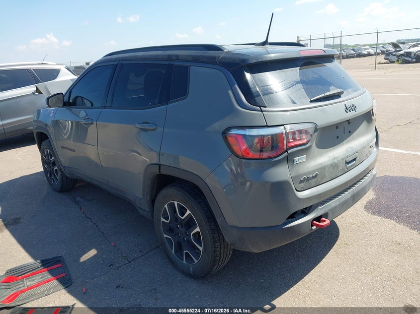 Vin: 3c4njddb3lt159866, lot: 46053535, jeep compass trailhawk 4x4 20203