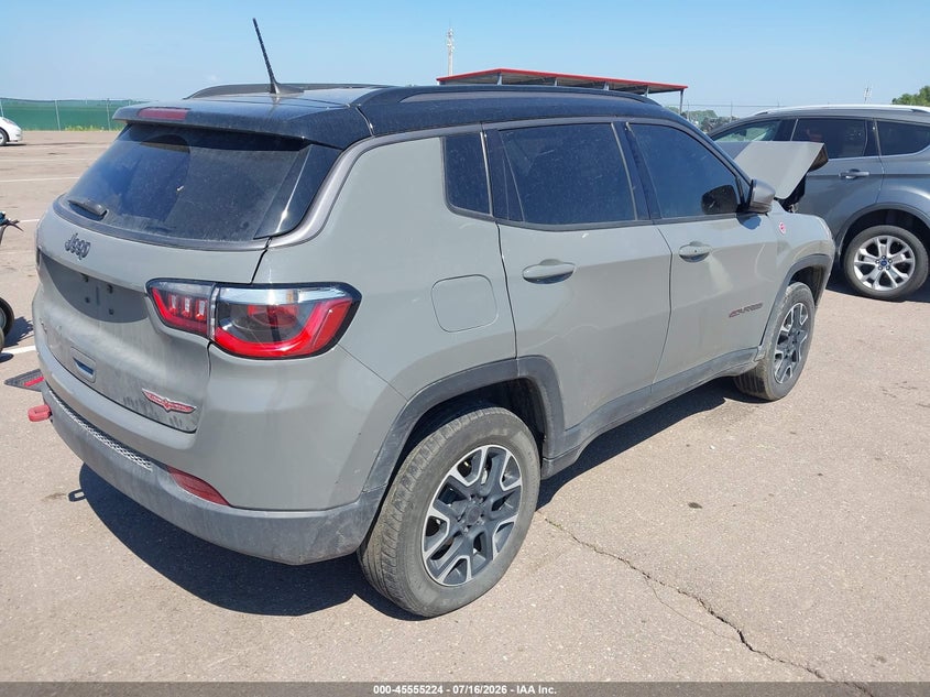 Vin: 3c4njddb3lt159866, lot: 46053535, jeep compass trailhawk 4x4 20204