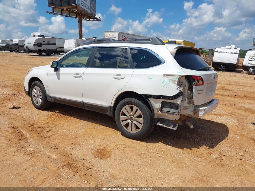 Vin: 4s4bsbcc3g3332927, lot: 46053563, subaru outback 2.5i premium 20163