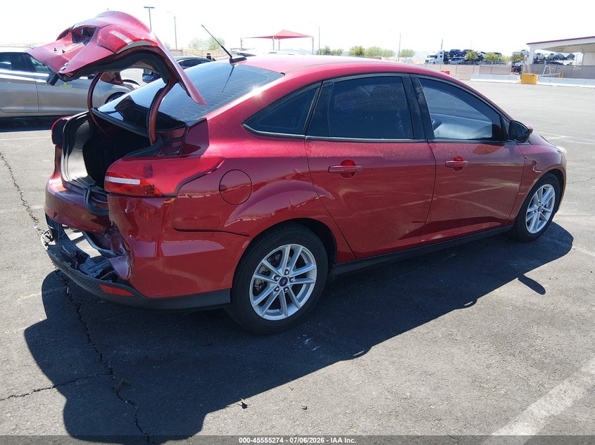 Vin: 1fadp3fe2hl303959, lot: 46053585, ford focus se 20174