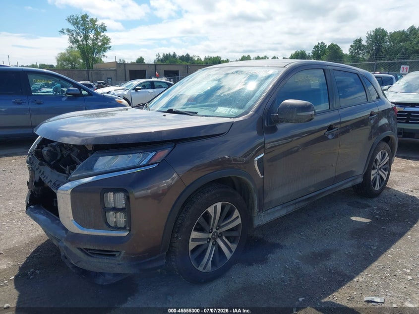 2021 Mitsubishi Outlander Sport 2.0 Be Awc/2.0 Es Awc/2.0 Le Awc/2.0 Se Awc, Front End, IAAI, VIN JA4ARUAU8MU017754 — photo 2